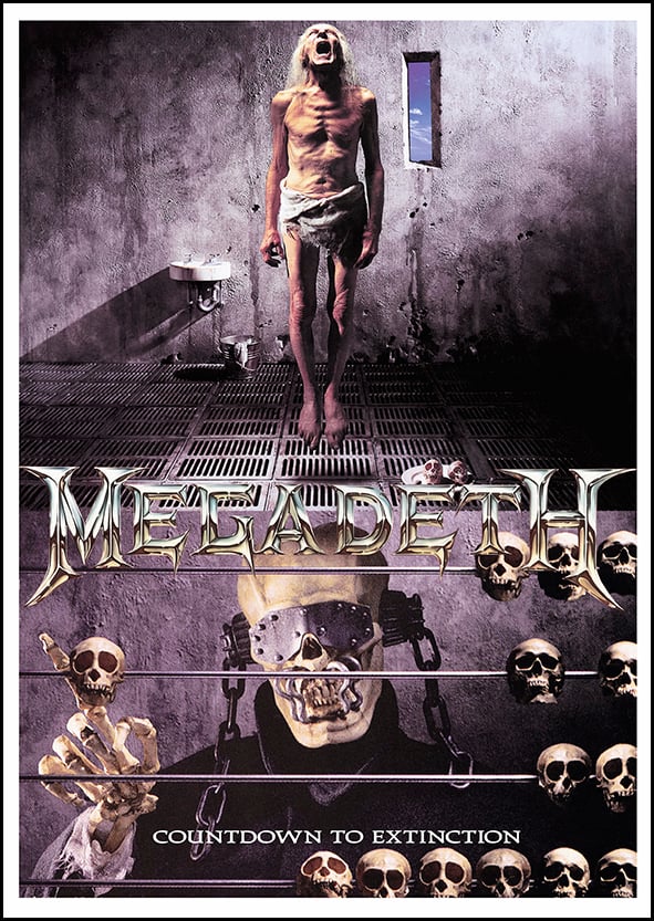 Megadeth - Countdown To Extinction | retro.posters